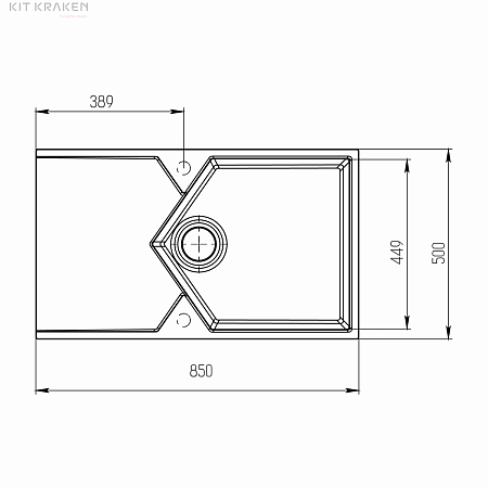 ����� KIT KRAKEN Sea (Grafit)