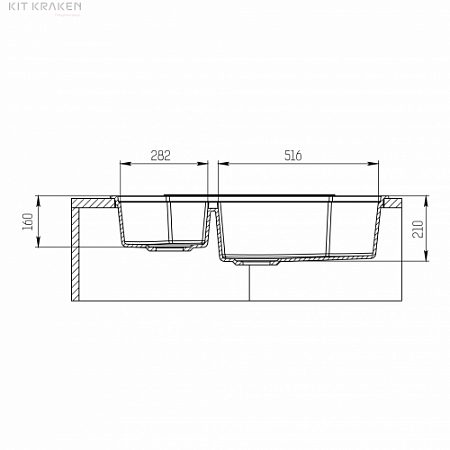 ����� KIT KRAKEN Creek (Grafit)