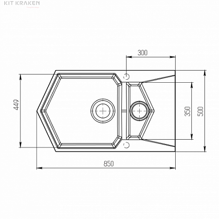 ����� KIT KRAKEN Pond (White)