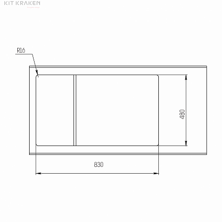 ����� KIT KRAKEN Sea (White)